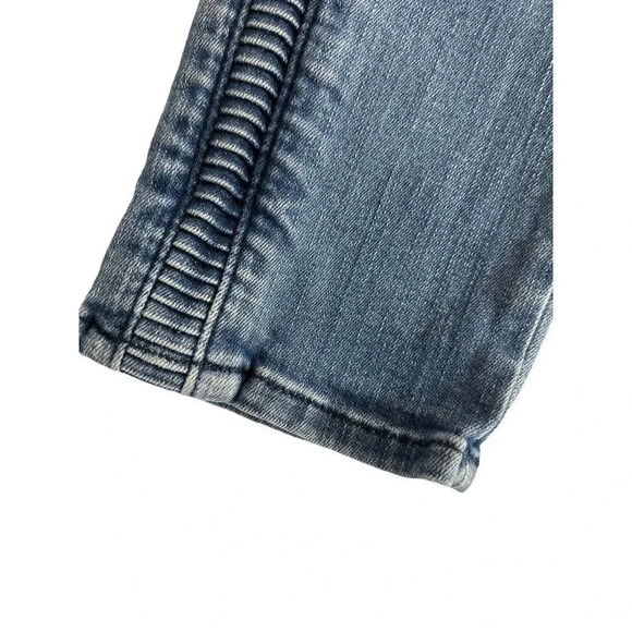 J Brand Liberty Womens Jrs  Skinny Jeans Med Wash Whiskering Size 27 - Picture 3 of 8